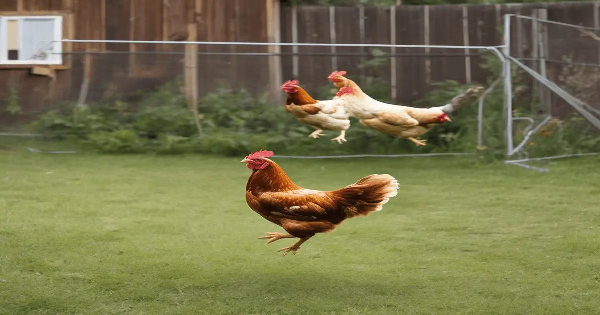 how high can chickens jump