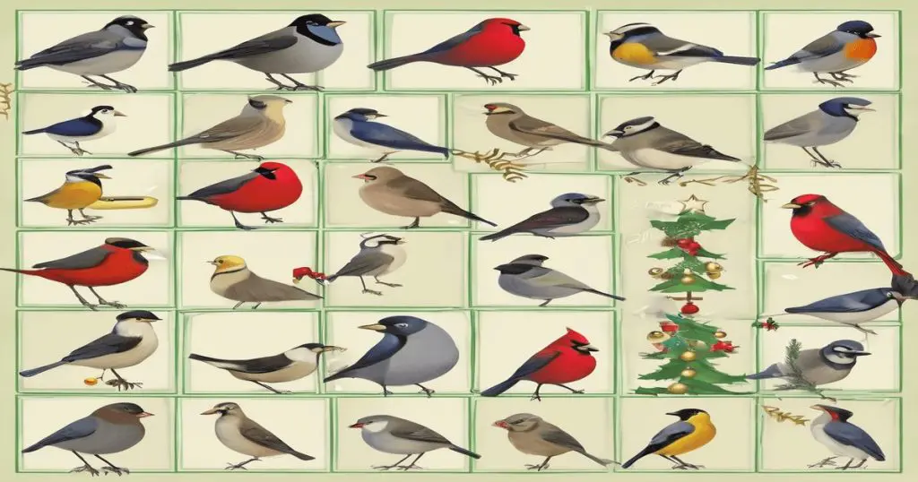 how many birds are in the twelve days of christmas