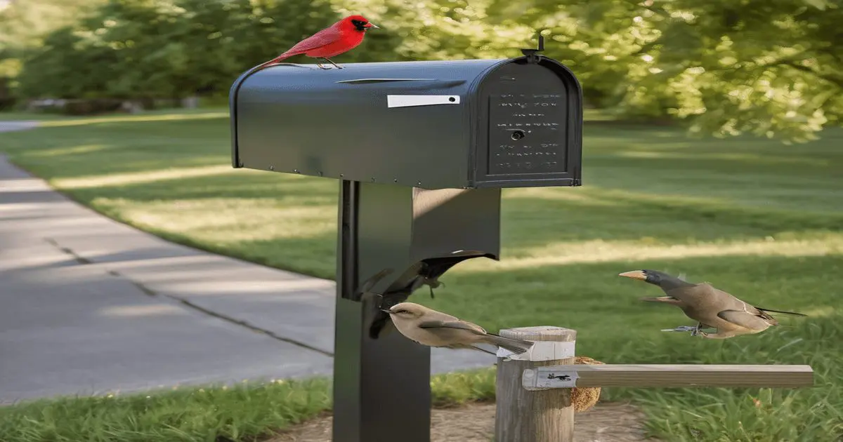 how to keep birds off mailbox