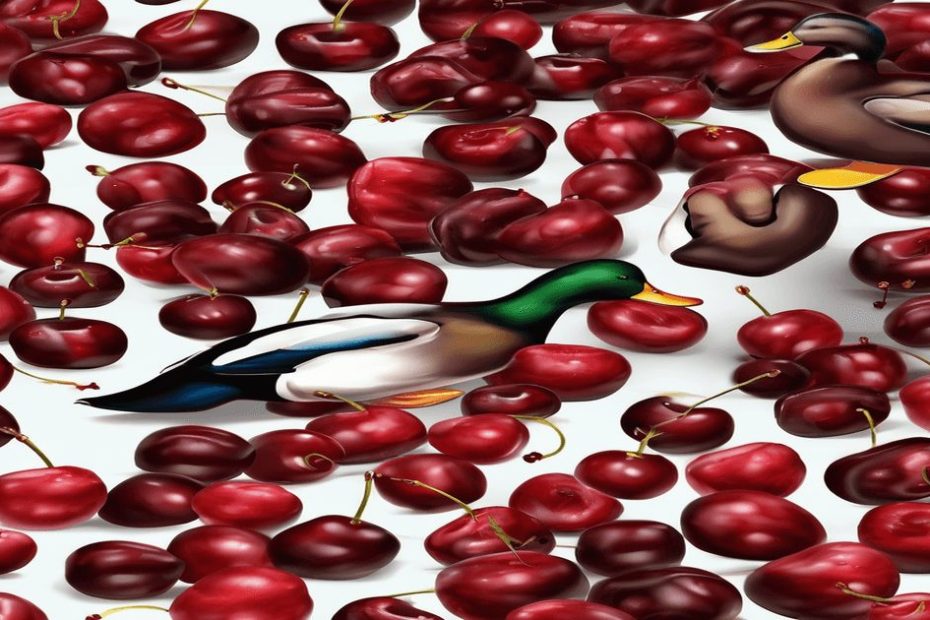 can ducks eat cherries