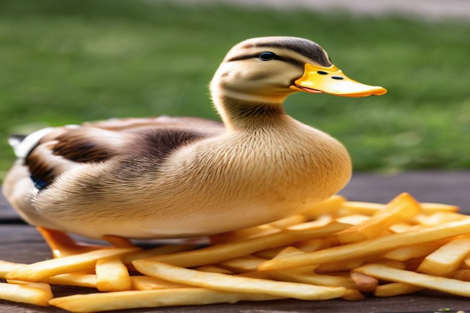 can ducks eat french fries
