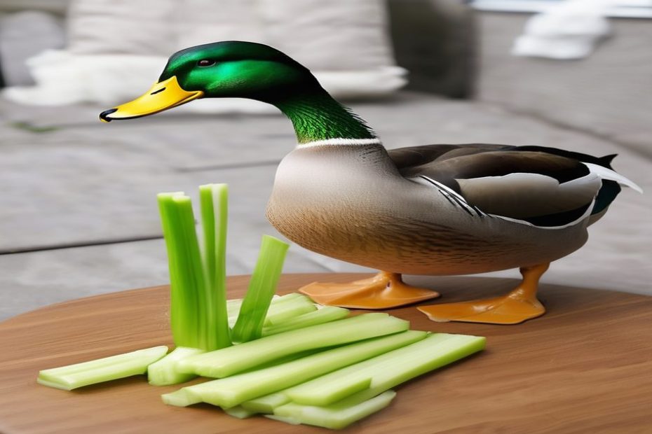 can ducks have celery