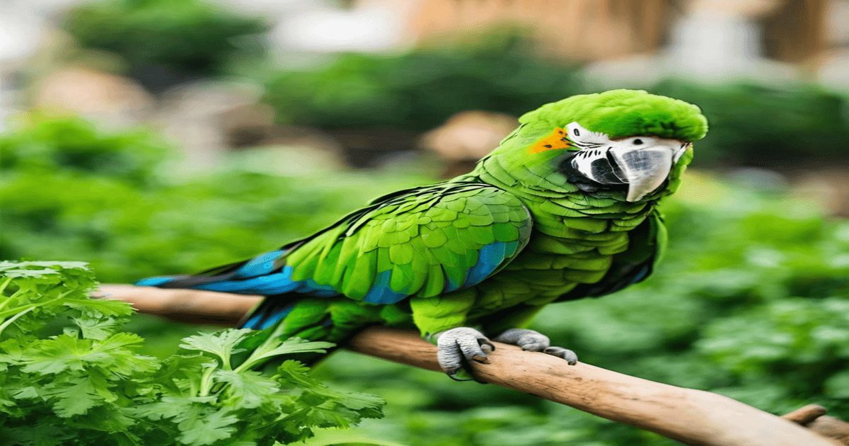 can parrots eat cilantro