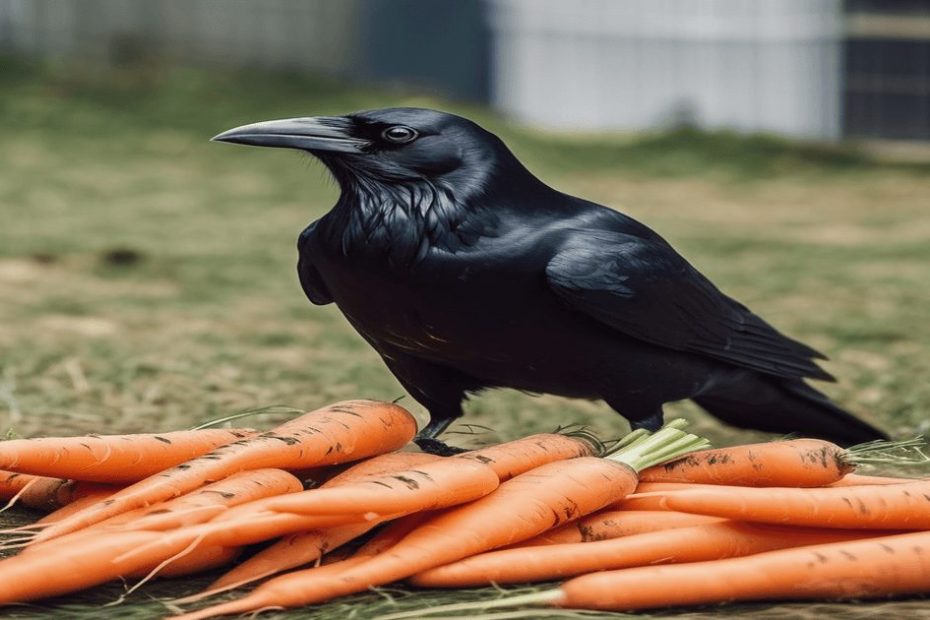 do crows eat carrots