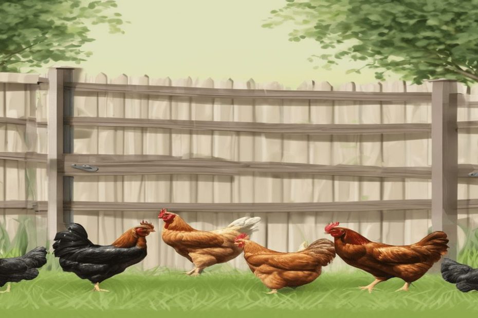 fence height for chickens