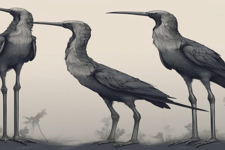 tall birds with long beaks