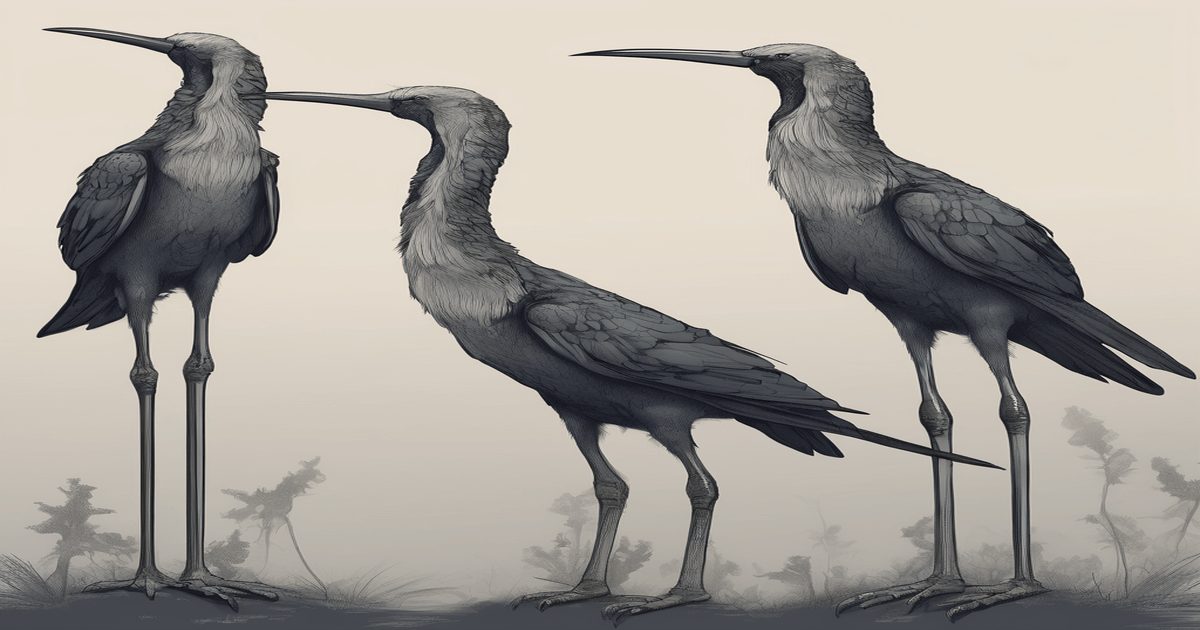 tall birds with long beaks
